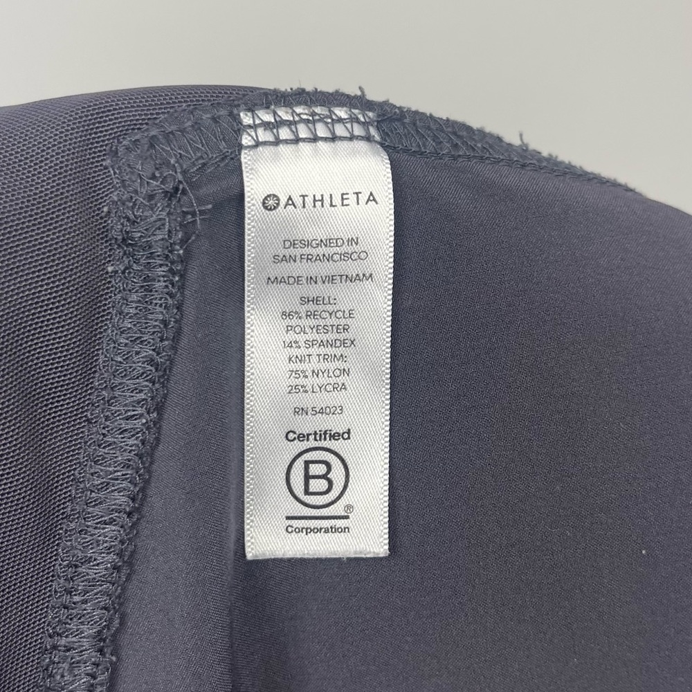 Athleta Attitude Pant Ruched Jogger Gray 384001 Size 14 Yoga Dance Travel Gym - Picture 8 of 12
